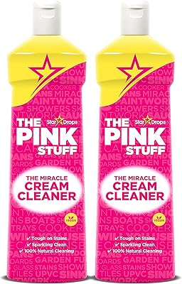 Stardrops the pink stuff crème nettoyante miracle, 500 ml, pack de 2. Diaytar : La révolution discount est en marche