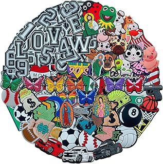 68100pcs authio breloques de chaussures avec lettres et chiffres aléatoires pour adolescents, jolis