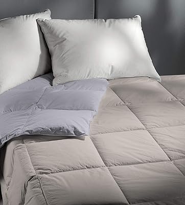 Couette d'été réversible colorée en coton, champagne/argent, 170×260 cm