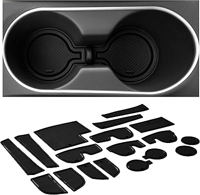 Accessoires de porte-gobelet hero hyundai elantra 2017-2018, doublures de porte-gobelet intérieures antidérapantes