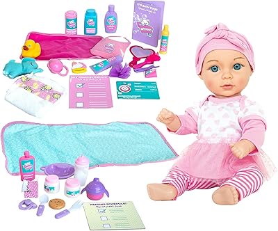 Hayati baby amoura love and feed playset poupée 15 pouces