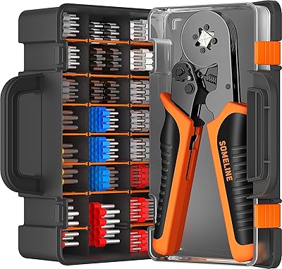 Ensemble d'outils de sertissage d'anneau sumline, pince à sertir à cliquet pour awg23-7