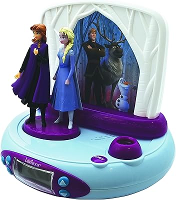Lexibook disney la reine des neiges 2 réveil projecteur elsa et anna