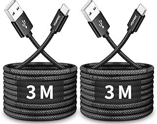 Câble usb c klein (3 mètres, paquet de 2), câble usb de type
