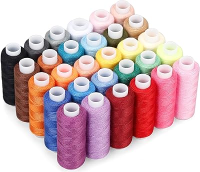Bobines de fil en polyester ciara q pour travaux manuels de couture