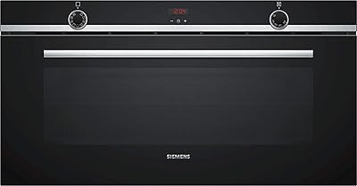 Four électrique encastrable 90 cm avec ventilateur de siemens, 85 litres, ingénierie allemande
