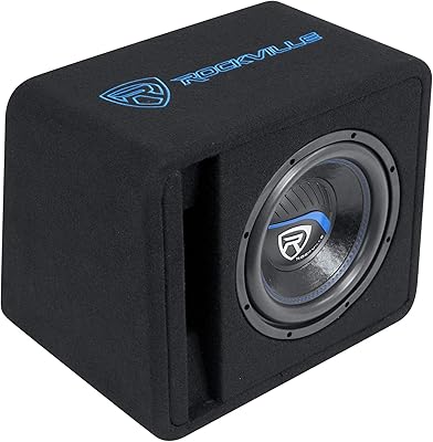 Caisson de basses ventilé rockville vs10k54 10 pouces k5 1200 watts - 4