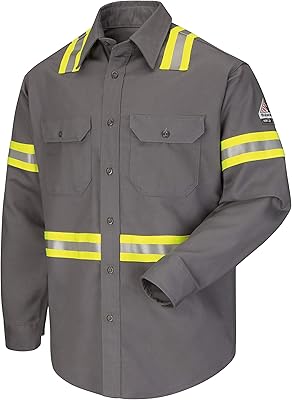 Chemise à visibilité améliorée bulwark excel fr comfortouch pour hommes