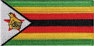 Affiche brodée du drapeau africain au fer sur l'emblème national africain