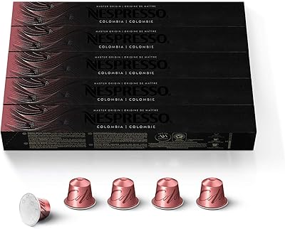 Capsules nespresso original line, columbia master original, café à torréfaction moyenne, 50 capsules