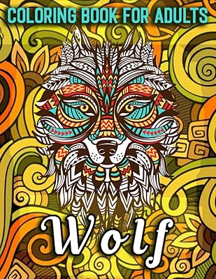 Livre de coloriage de loups pour adultes : 40 pages de coloriage de loups de style mandala différents pour adultes, relaxation, cadeaux de loups amérindiens. Le meilleur rapport qualité-prix du web sénégalais sur Diaytar