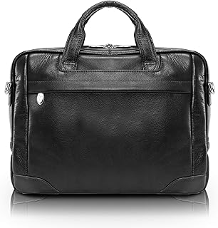 Sac pour ordinateur portable et tablette mcclane montclair usas series, cuir de veau