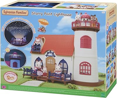 Un phare avec les étoiles