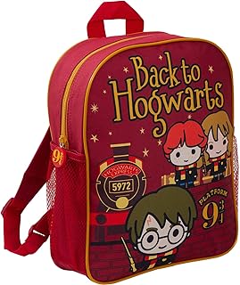 Sac à dos harry potter pour enfants, dessin animé chibi, garçons et filles