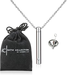 Bijoux minimalistes de conservation des cendres avec chaîne à pendentif en acier inoxydable