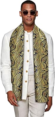 Ensemble cravate, pochette de costume et boutons de manchette rayés en soie yuhua