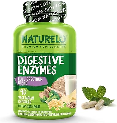Enzymes digestives naturilo | prise en charge à spectre complet avec un large