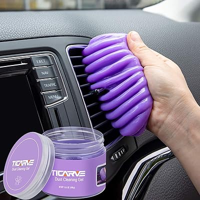 Gel nettoyant pour voiture tekarf pour le nettoyage des bouches d'aération de voiture
