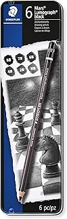 Mars lomograph assortiment de stylos à dessin professionnels 100b g6 carbon blend, paquet