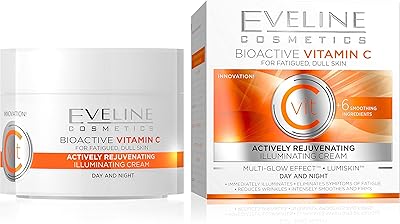 Eveline cosmetics crème visage rajeunissante active à la vitamine c, 50 ml, crème