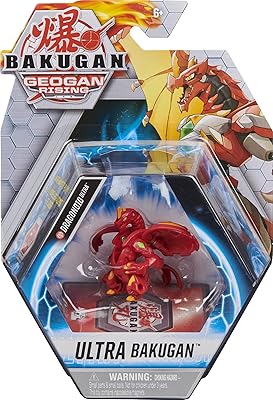 Figurine de collection et carte à collectionner bakugan ultra dragonoid long geogan rising