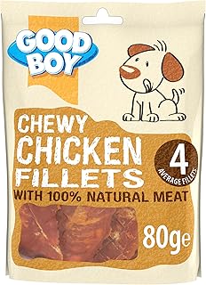 Lanières de poulet à croquer armitage good boy pour chiens 80