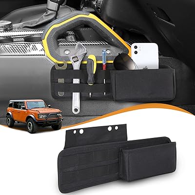 Sac de rangement pour console centrale armsky compatible avec les accessoires