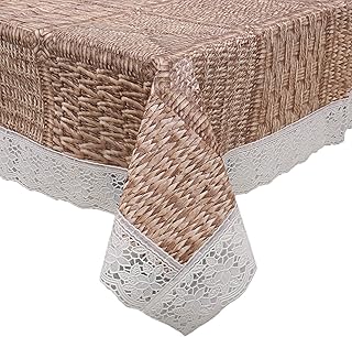 Housse de table centrale carrée 4 places en pvc cooper industries (marron) ctktc014358