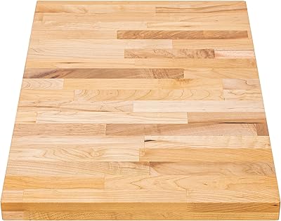 Plateau de travail en bloc de boucher - 30 x 18 x 1,5