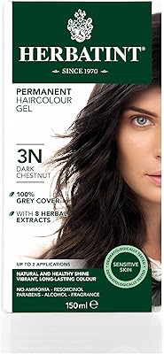 Teinture végétale sans ammoniaque herbatint 150 ml châtain foncé 3n