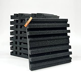 Mousse acoustique insonorisée mt acoustics, 18 pièces pulsar