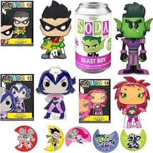 Star teen super character teen titans beast boy soda du film de dessin animé dc adventure avec pop ! robin et starfire, raven show + action stickers ! cyborg, fire, beast boy 4-pack pack. Diaytar : Où chaque achat est une victoire pour votre budget