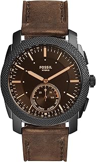 Montre intelligente hybride fossil avec bracelet en acier inoxydable avec suivi d'activité