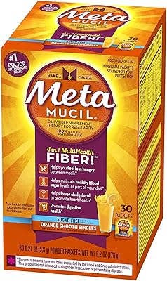 Metamucil soft touch fibre singles orange sans sucre - paquet de 30