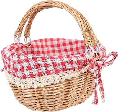 Panier de pique-nique en osier capelock avec poignées : panier de pique-nique