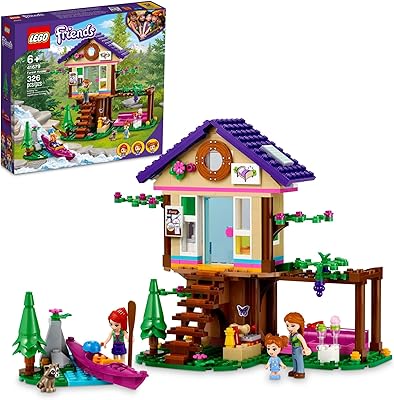 Lego friends 41679 ensemble de construction de maison forestière ; jouet forestier