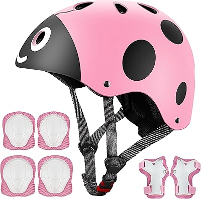 Ensemble d'équipement de protection pour casque d'extérieur pour enfants garçons et filles