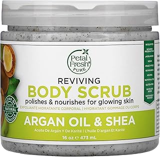 Gommage corporel petal fresh aux extraits d'argan et de karité, 16 oz