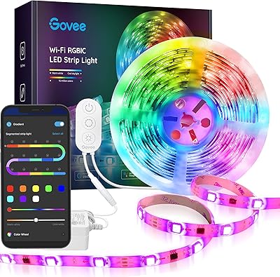 Bande lumineuse led au sol (16,4 pieds)