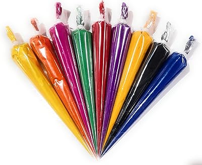 Ditya crafts cône en céramique multicolore (pâte liquide) pour les arts l'artisanat