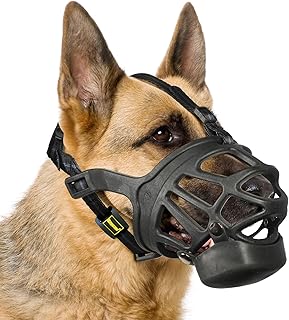 Muselière pour chien muselière panier avec coussin d'alimentation lente pour chiens de petite