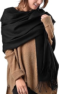 Écharpe pashmina en cachemire pour femme d'hiver, écharpe de couverture douce et chaude
