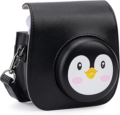 Étui en cuir pu compact instax pour appareil photo instantané fujifilm instax mini