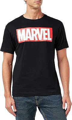 T-shirt avec logo marvel core comics pour hommes. Diaytar : Des prix mini pour un service maxi