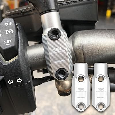 Bsk 2 pièces m8 support d'adaptateur de rétroviseur de moto universel pour ducati monster 821 796 1100 1200 diavel exdevil (argent). Diaytar : L'e-commerce généraliste qui met le discount à l'honneur