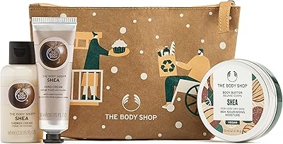 Mini coffret cadeau nourrissant aux noix de karité the body shop, cadeaux hydratants