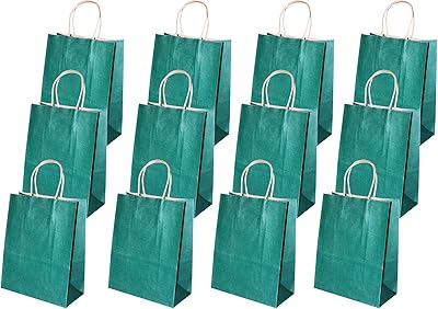 R-moment rosy moment ensemble de 12 sacs cadeaux en papier écologique avec poignées
