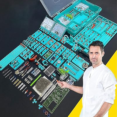 Kit de démarrage de circuits de base, laboratoires de physique scolaire, kit électrique