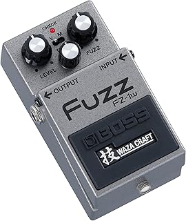 Pédale d'effets de distorsion boss fz-1w fuzz une pédale wazacraft de luxe entièrement