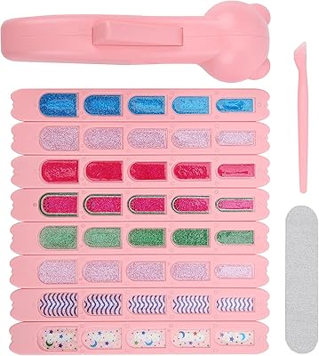 Kits de faux ongles plastique de maquillage non toxique facile à décoller